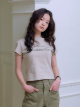 CHESHIRE CAT WOMEN  T-SHIRT_Beige