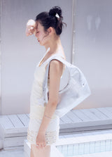 Patch Hobo bag (silver)