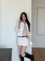 Haze Metal Stud Cotton Jacket