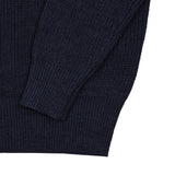 [Unisex] リザーブ2ウェイオーバーフィットジップニットカーディガン [ネイビー]