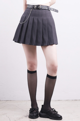 Elysium Belt Pleated Skirt