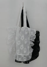 [jiwonywony x voor] Frill Blossom Shoulder Bag_White