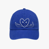 Cute heart cap _blue