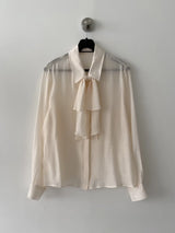 Lucia Tie See-through Blouse