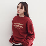L'ENFANCE SWEATSHIRTS (RED)