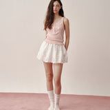 Beads Lip Sleeveless (Pink)