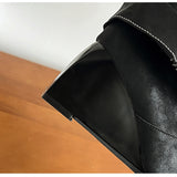 Leopard Flip Two-way Western High Long Boots