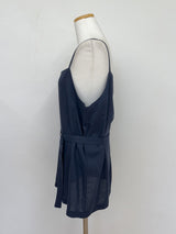 Linen Henkel Belted Bustier