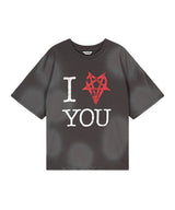 I YOU Tシャツ (ブラウン)