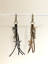 Hippie star keyring