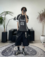 Lafes Zipper Cargo Bermuda Pants