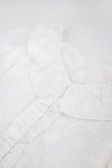 Flor frill blouse_white