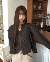 Upfit Fleece Sherpa Long Sleeve Cardigan