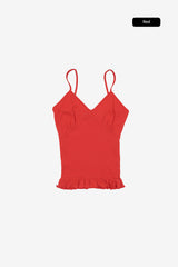 Sand punching frill sleeveless