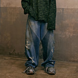VISION DISTRESSED DENIM PANTS