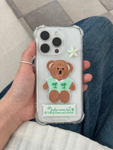 ハワイアンテディラベルフォンケース (MINT)