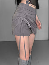 shirring formal skirts(2 color)