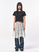 C Wear クロップTシャツ BLACK