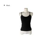Toon U-neck Ribbed Slim Sleeveless