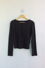 Round Pick Dot Cardigan