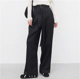 nein high-waist belt pants (belt set)