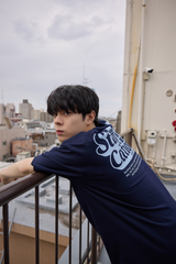 QT8 x USA TAKUMA Staycation Tee (Navy)
