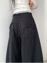 RIBBON BALLOON PANTS (2C)