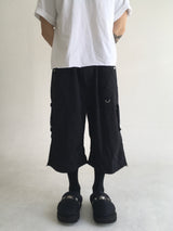 strap pintuck bermuda pants(3colors)