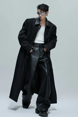 Deconstructed Woven Faux Layer Trench