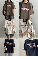 フランネルスポーツトラック半袖Tシャツ