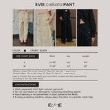EVIE カリスタパンツ クリーム
