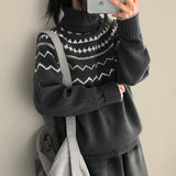 Nef ノルディックタートルネックニット