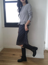 Two Buckle Middle Boots