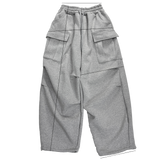 fluff cargo sweat pants