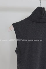 Thick Napping Turtleneck Turtleneck Sleeveless