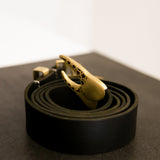 【MADE】Teeth Logo Belt (Gold)