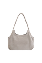 09 numbering hobo bag, Beige