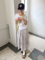 スモールドット フリルスカート