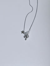 All surgical steel star mushroom necklace