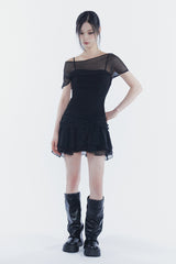 メリーシフォンドレス black