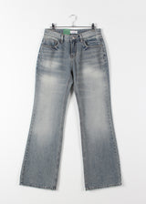 LOW SEMI BOOTS CUT DENIM