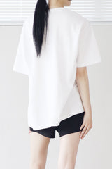 (Unisex) ルーズグラフィティオーバーフィットショートスリーブTシャツ
