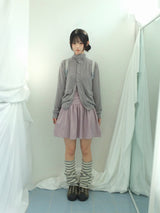 Shirring Flared Dress