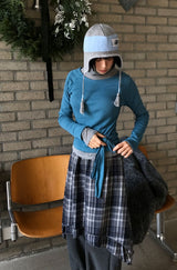 BOAT NECK STRAP LONGSLEEVE