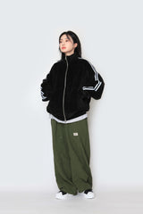eyelet string nylon pants