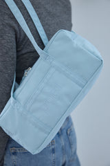 compact duffle bag (sky blue)