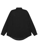 ルーズフィットシースルーシャツ (2color)