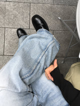No.1468 Mライトデニムワイド PT