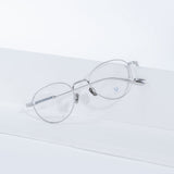 Knouun Round titanium glasses CODE. 102. C Sizzy silver
