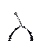 mini gemstone bracelet (black)